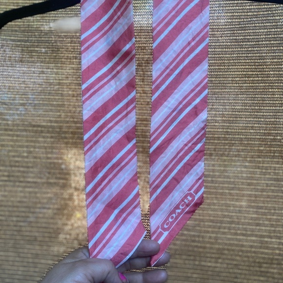 Coach Silk Scarf with Colorful Pattern - Picture 2 of 5